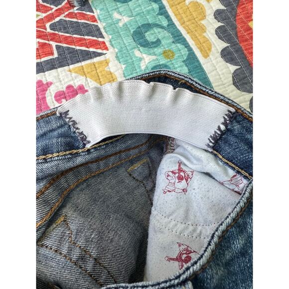 True Religion Little Girls The Casey Denim Shorts Shorts Jeans Size: 7 - Picture 6 of 8